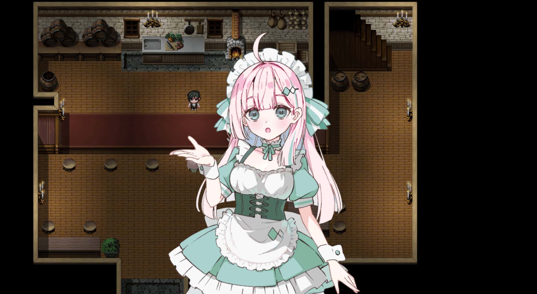 星之恋！与六位女主角共度欢乐酒馆的甜蜜恋爱RPG 精翻 版游戏封面